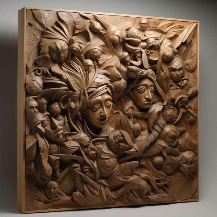 نموذج ثلاثي الأبعاد لآلة CNC 3D Art 